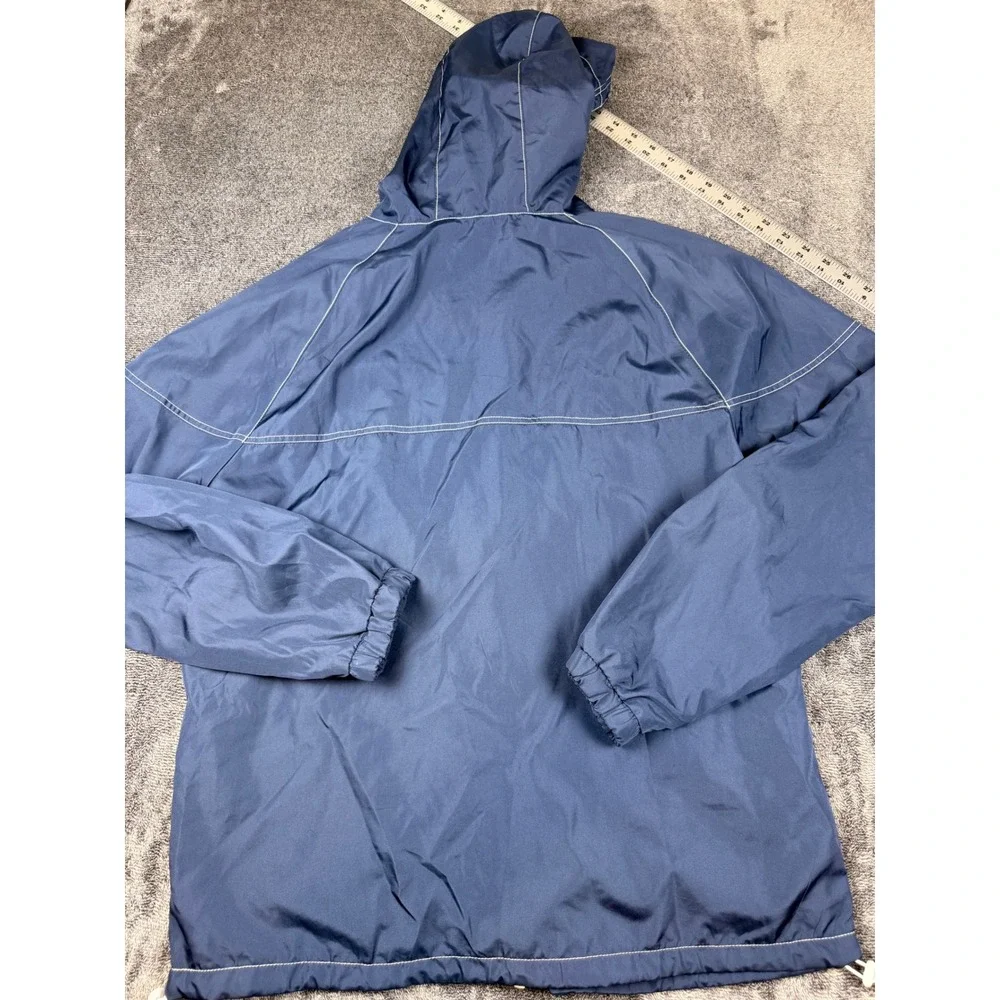 Disney Parks Walt Disney World Windbreaker Jacket Navy Blue Hooded Mens Medium
